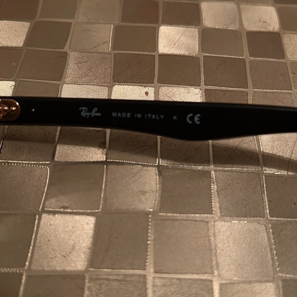 Black Ray Ban Clubmaster Sunglasses - Picture 3 of 5